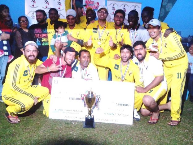 Aziz Damani are the 2016 Kishor Pabari Tournament Champions