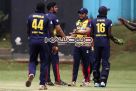 Ceylon Lions CC Celebrate a wicket
