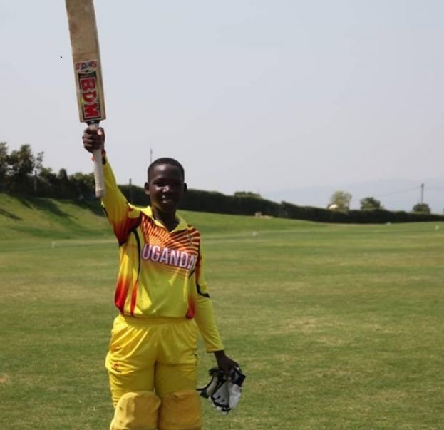 Record Breakers: Alako (above) became the first Ugandan woman to score a Twenty20 International century whereas Musamali (below right) etched into history books with her own ton and also featured in a record partnership of 227. PHOTO BY Felix Niyonsenga/Rwanda Cricket