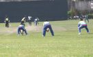 Rwanda XI in a match against Challengers CC at Lugogo Oval.