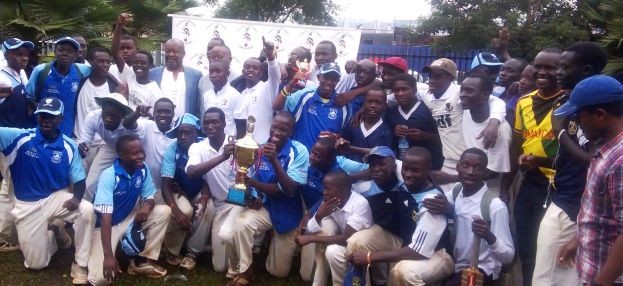 Busoga College Mwiri and Kololo SSS Share the 2014 Schools Cricket Week Trophy