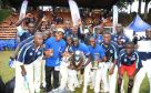 Mukono Parents players celebrate after being crowned at Lugogo yesterday evening. PHOTO BY EDDIE CHICCO 
