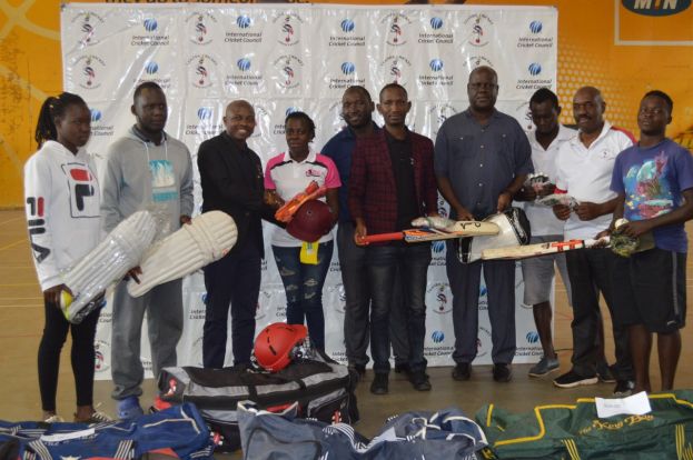 CRICKET UGANDA GIVES EQUIPMENT TO SCHOOLS AND WOMEN’S CLUBS.